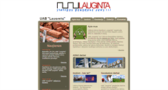 Desktop Screenshot of lauginta.lt
